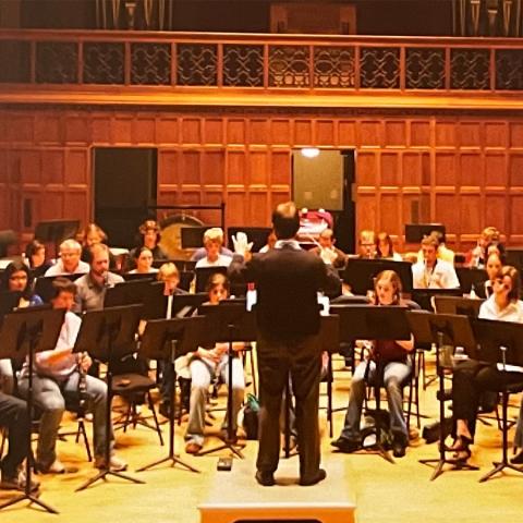 Vassar College & Community Wind Ensemble in performance