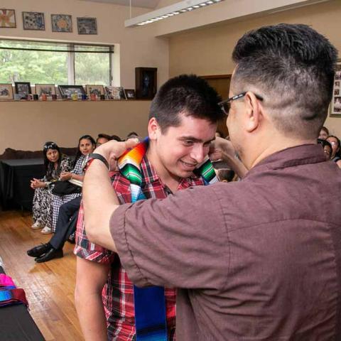 Latinx Student Given Award by Professor