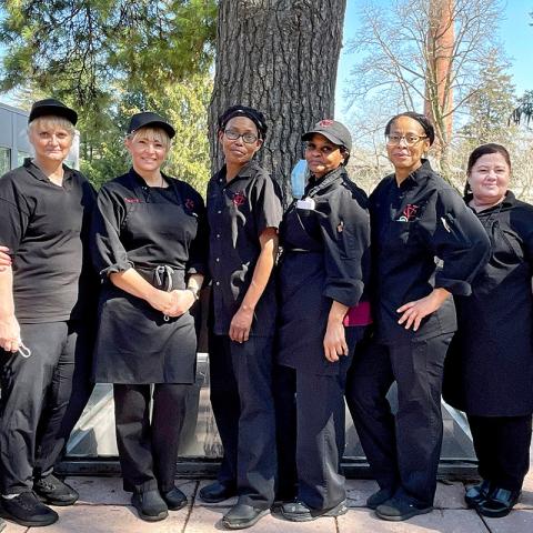 Vassar food service employees 