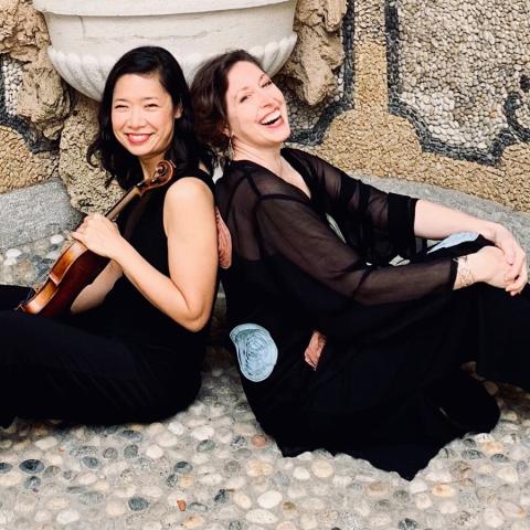 Airi Yoshioka and Susan Botti of Duo della Luna