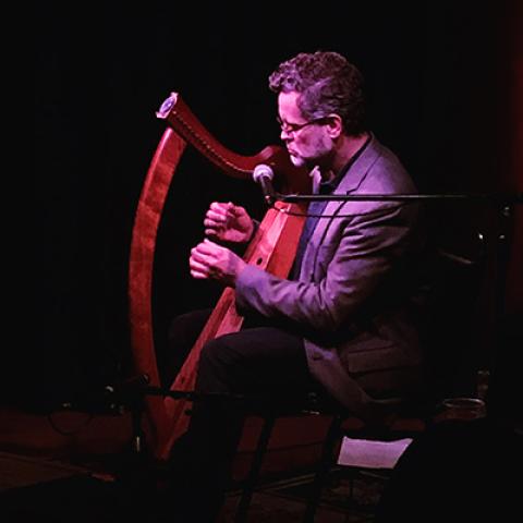 Harpist James Ruff in concert