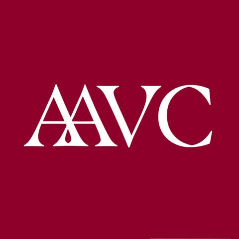 Graphic with text that reads, AAVC.