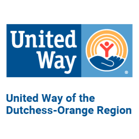 United Way wordmark, logo, and text that reads: United Way of Dutchess-Orange Region.