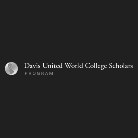graphic with a globe and text that reads: The Davis United World College Scholars Program.