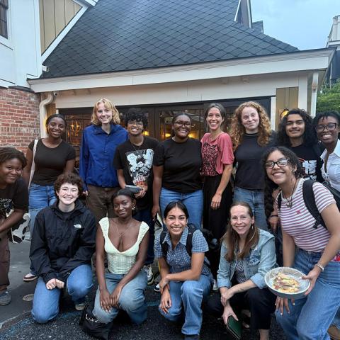 Community Fellows and members of the Office of Community-Engaged Learning team.