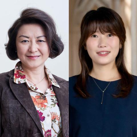 Diptych of headshots of Seungsook Moon and Jihye Seong.